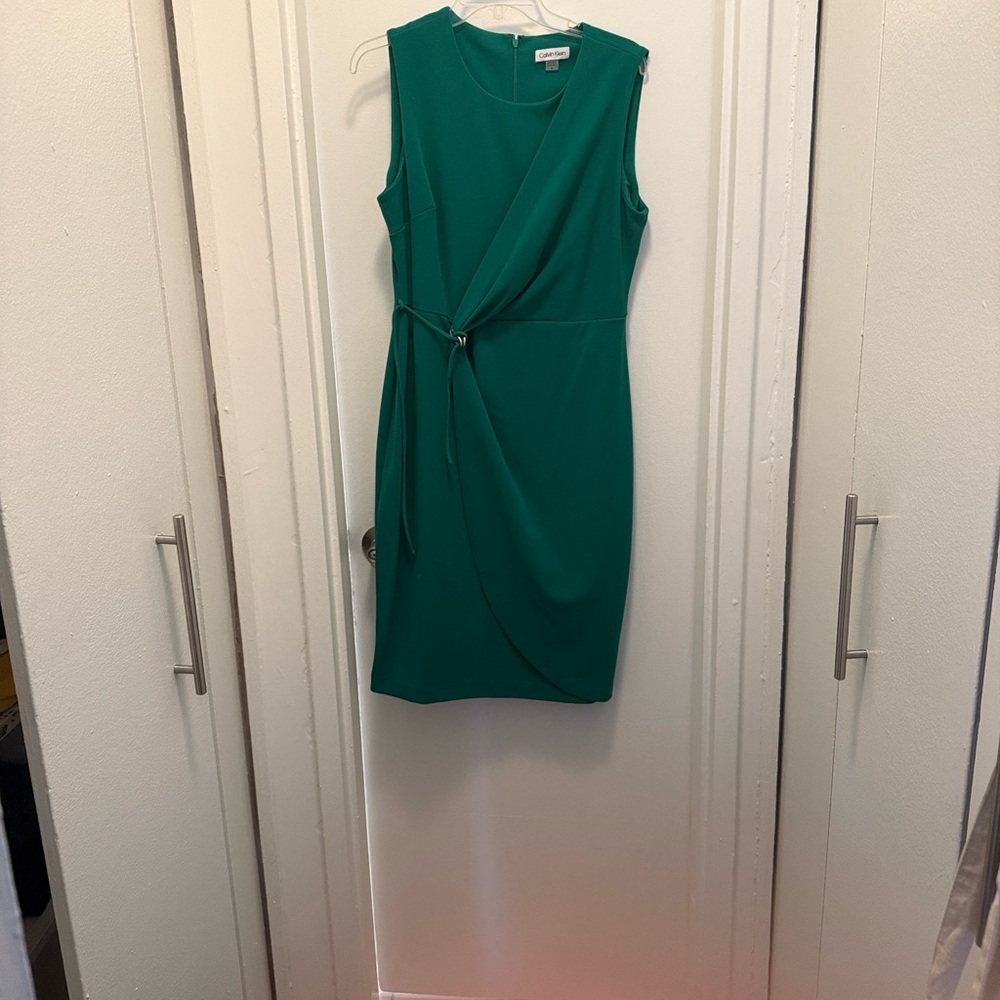 Calvin Klein Teal Midi Dress